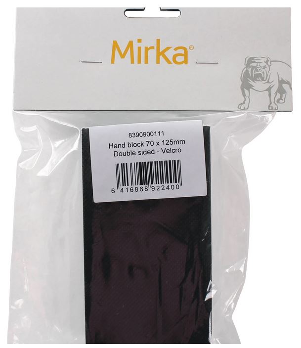 Abbildung Mirak Handlock 70x125mm 2Seiten Weich+Hart mit Verpackung.
