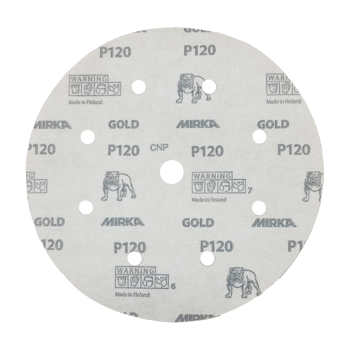 Abbildung Mirka Gold 200mm 9L Scheiben Rückseite.