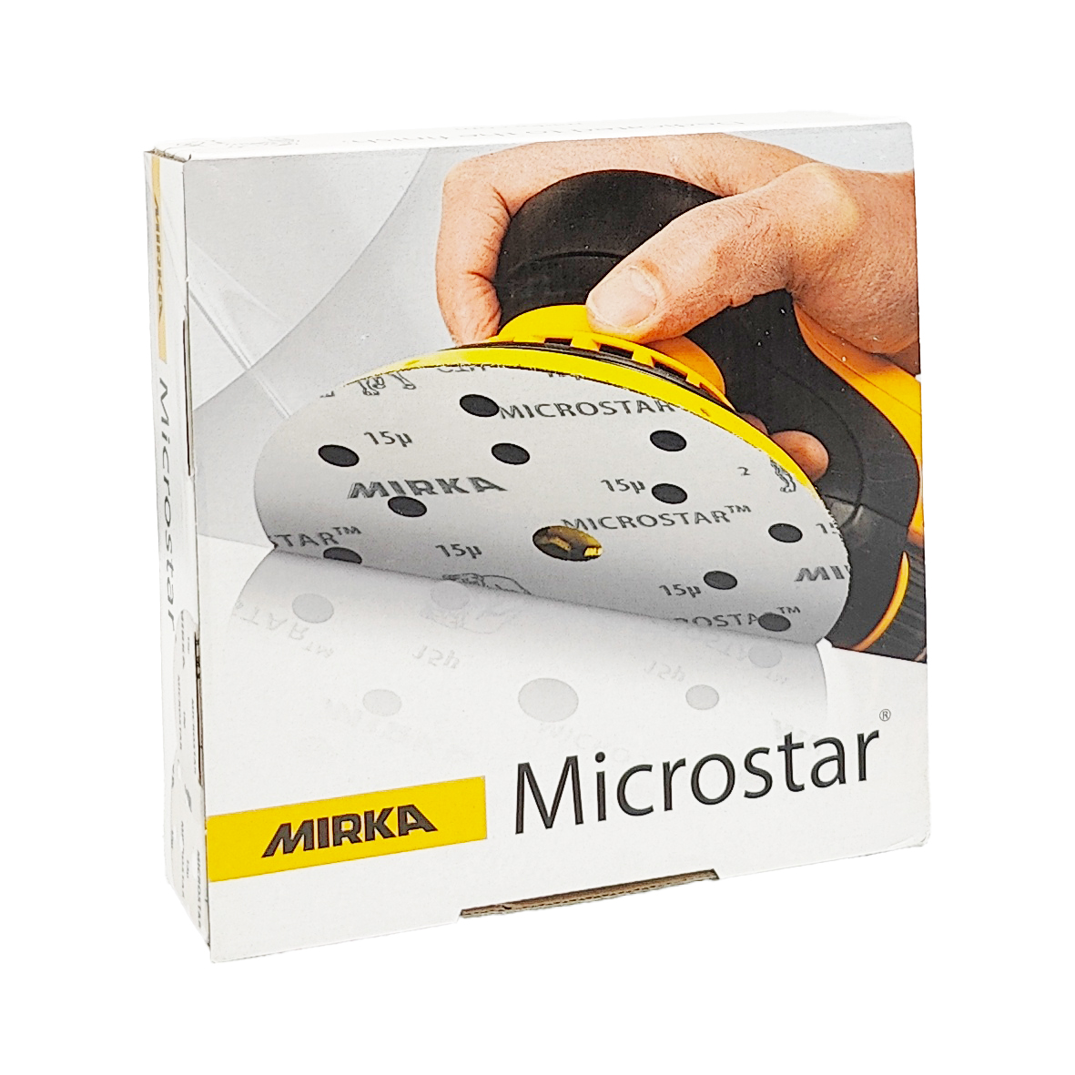 Abbildung Mirka Microstar 150mm 15L Verpackung.